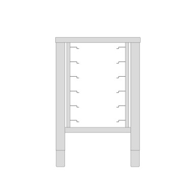 Tableau pour Compact Steamer 6X 1/1 GN - Maxima