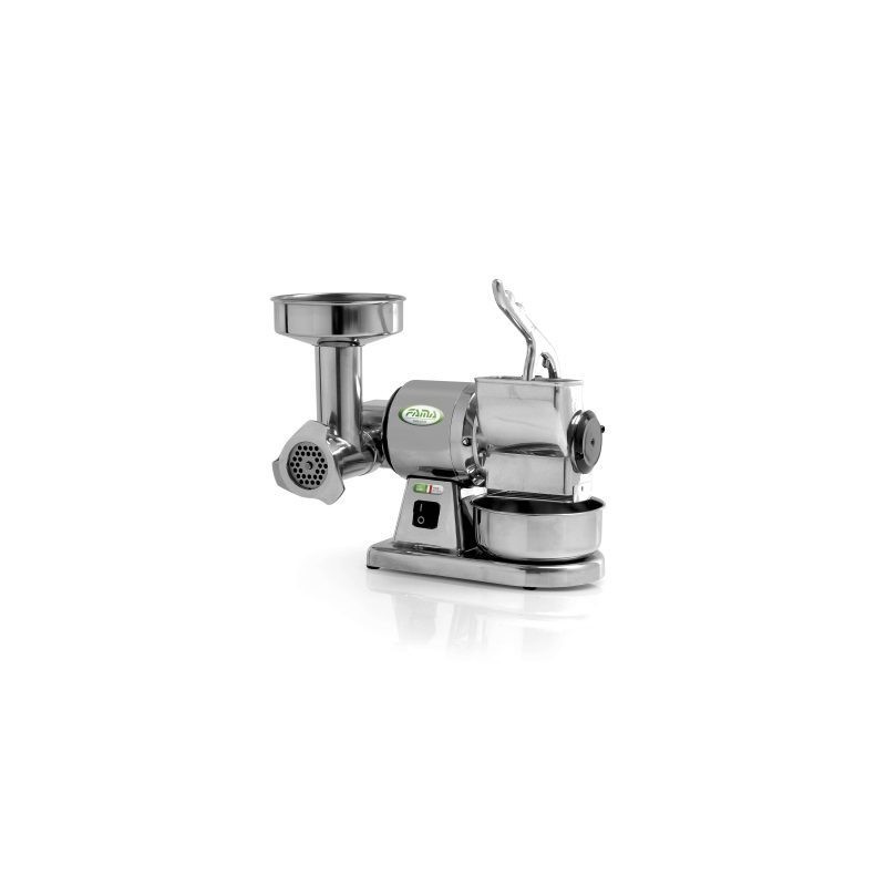 Râpe à fromage et hachoir à viande TG8 inox - Fama
