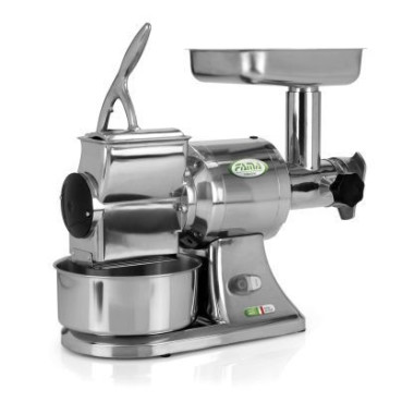 Hachoir monophasé à viande inox et râpe à fromage TG12 - Fama
