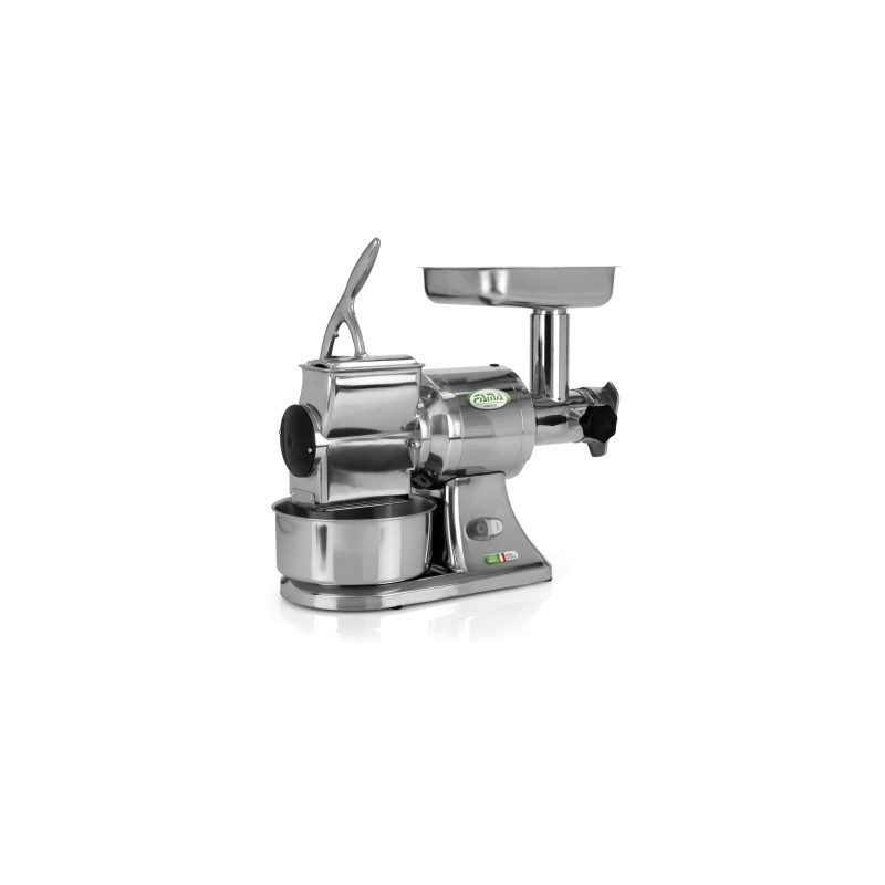 Hachoir monophasé à viande inox et râpe à fromage TG12 - Fama