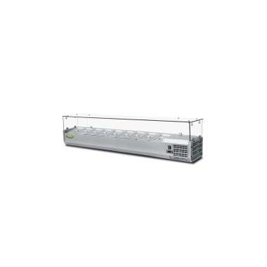 Vitrine réfrigérée horizontale 7 x GN1/4 - Fama