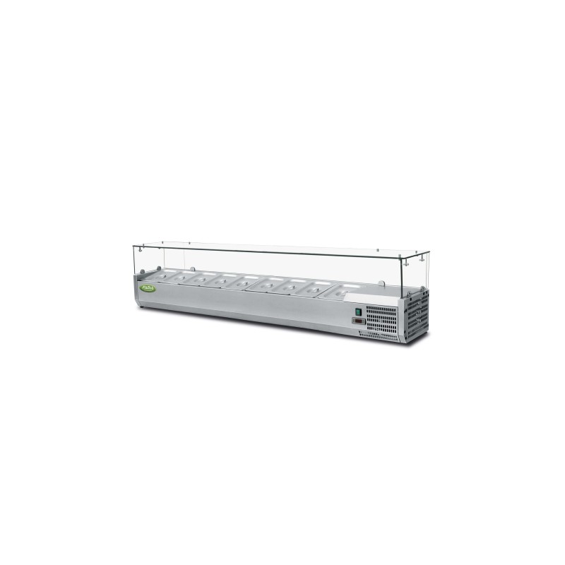 Vitrine réfrigérée horizontale 7 x GN1/4 - Fama