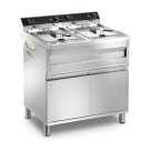 Friteuse 2x12 litres sur meuble - Fama