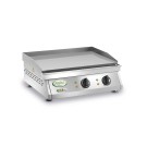 Plaque de cuisson lisse inox avec bac de récupération - Fama