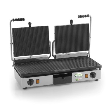 Grill de contact rainuré double - Fama