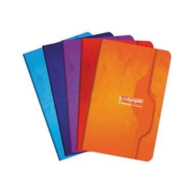 Carnet agrafé Calligraphe 70g, 9x14cm,5x5, 96 pages  - Fiducial