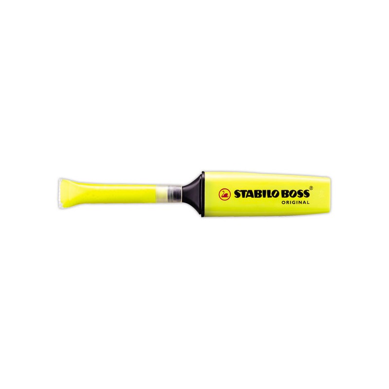 Recharges STABILO BOSS ORIGINAL - jaune  - Fiducial