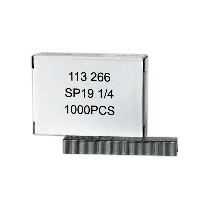 Agrafes SP19 1/4  x1000 - Fiducial