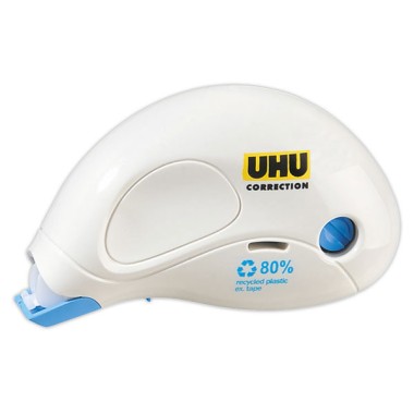 Roller correcteur compact UHU - 10 m x5mm  - Fiducial