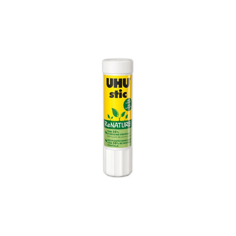 Bâton de colle UHU Renature - 40g  - Fiducial