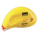 Roller de colle permanent DRY n CLEAN UHU - 9,5 m x 6,5 mm  - Fiducial