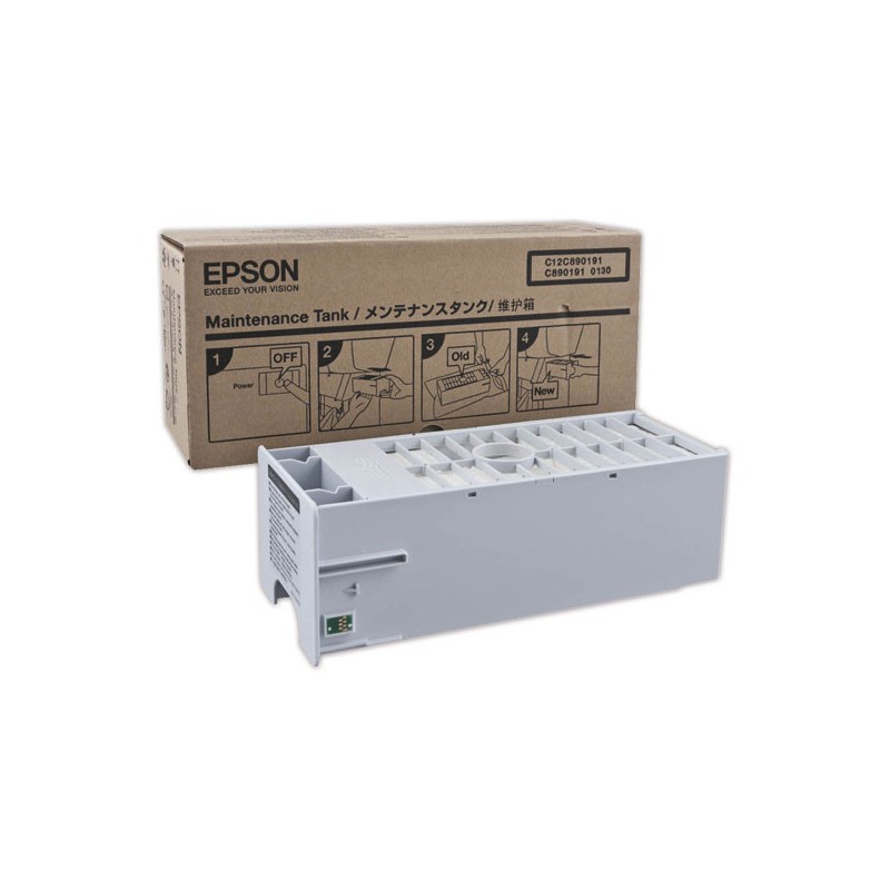 Collecteur d'encre usagée EPSON C890191  - Fiducial