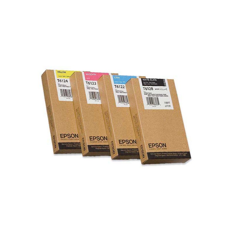 Cartouche EPSON T612200 cyan  - Fiducial