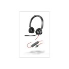 CASQUE FILAIRE HP POLY BLACKWIRE 3320 USB-A/C  - Fiducial