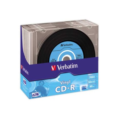 CD-R VERBATIM 52x slim  x10 - Fiducial