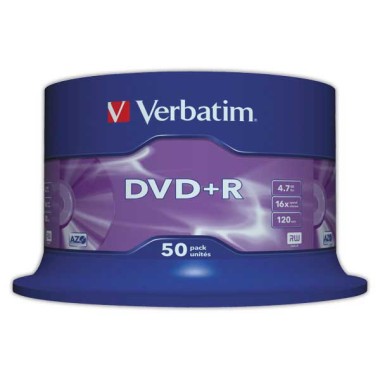 DVD+R VERBATIM SLIM 16X 4,7G  x50 - Fiducial