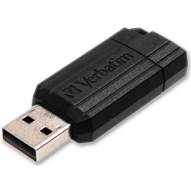 Clé USB 8 Go rétractable VERBATIM PinStripeDrive  - Fiducial