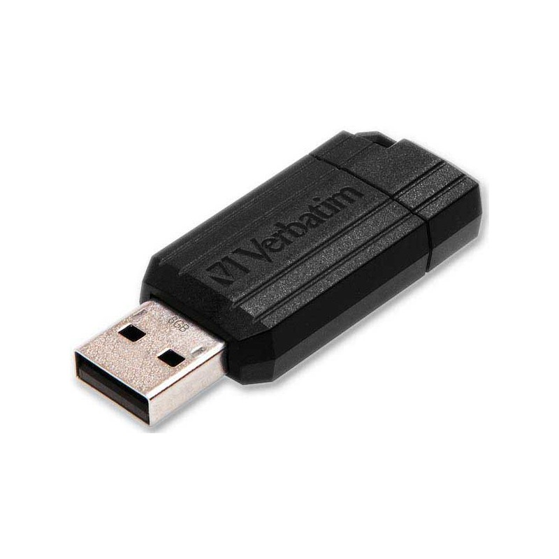 Clé USB 8 Go rétractable VERBATIM PinStripeDrive  - Fiducial