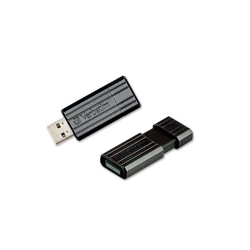 Clé USB 16 Go rétractable VERBATIM PinStripeDrive  - Fiducial