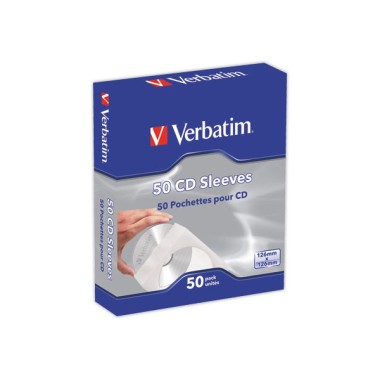 Pochettes CD/DVD papier  x50 - Fiducial