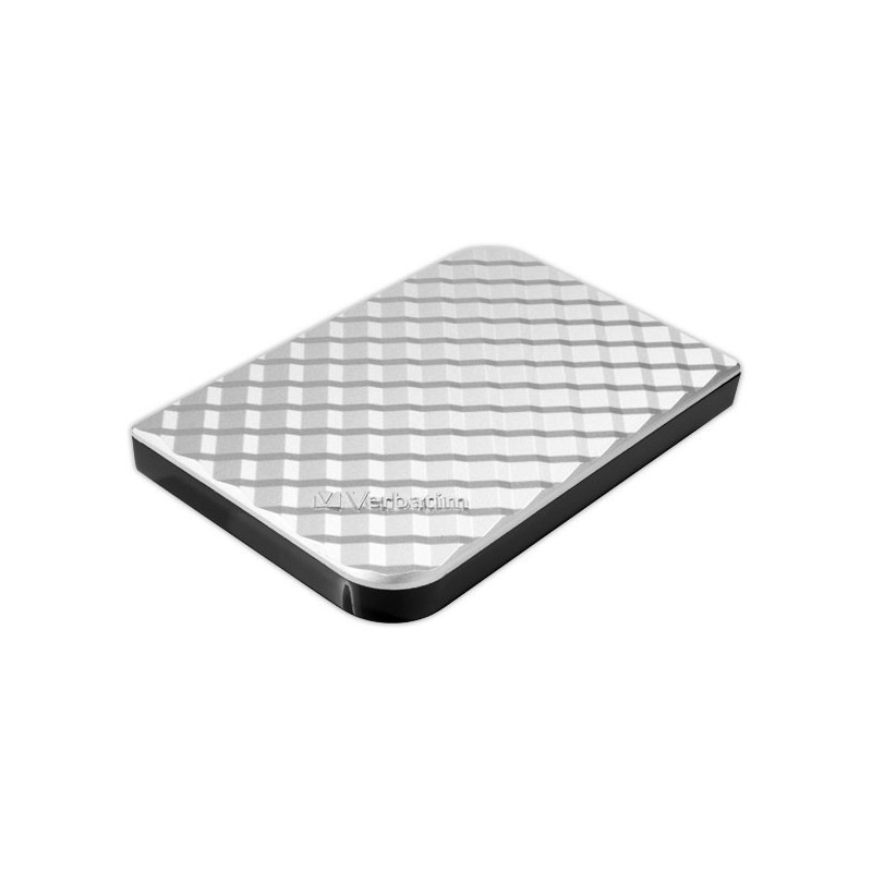 Disque dur externe USB 3.0 - 2To - 2,5" Argent Verbatim  - Fiducial
