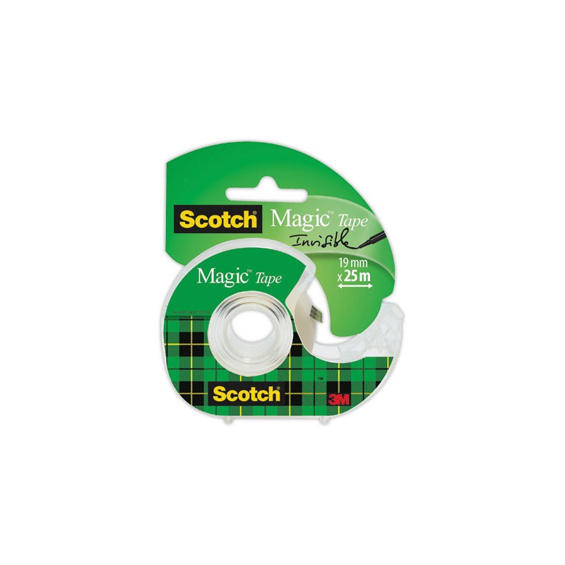 Dévidoir Scotch® Magic Tape 19mm x 25minvisible  - Fiducial