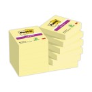 Notes repositionnables jaunes Super Sticky 476 x 476mm - 90 feuilles  x12 - Fiducial