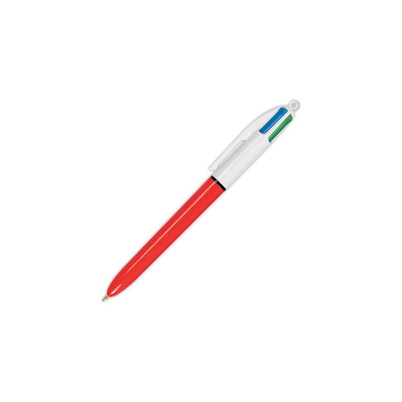 Stylo bille BIC 4 couleurs - Ecriture fine  - Fiducial