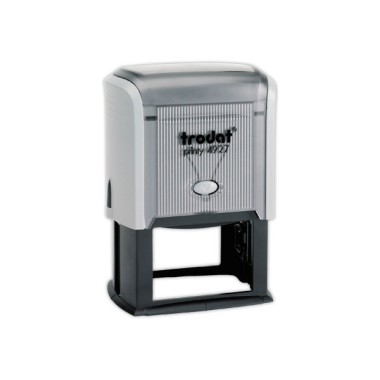 Timbre person.Printy 4927-Boîtier gris-Encre noire-60X40mm-10 lig.max  - Fiducial