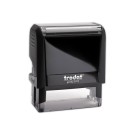 Timbre person.Printy 4913-Boîtier noir-Encre noire-58X22mm-6 lignes m  - Fiducial