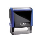 Timbre person.Printy 4913-Boîtier bleu-Encre bleue-58X22mm-6 lignes m  - Fiducial