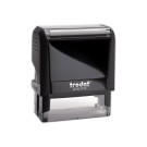 Timbre person.Printy 4915-Boîtier noir-Encre noire-70X25mm-7 lignes m  - Fiducial