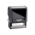 Timbre person.Printy 4914-Boîtier gris-Encre noire-64X26mm-6 lignes m  - Fiducial
