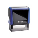 Timbre person.Printy 4914-Boîtier bleu-Encre noire-64X26mm-6 lignes m  - Fiducial