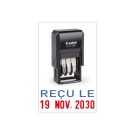 Dateur TRODAT 4850L8 - Date + texte " RECU LE "  - Fiducial