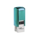 Timbre person.Printy 4921-Boîtier ve.menthe-E.noire-12X12mm-2 lignes m  - Fiducial