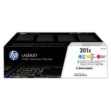 HP 201X CF253XM toner multipack 3 couleurs  x3 - Fiducial