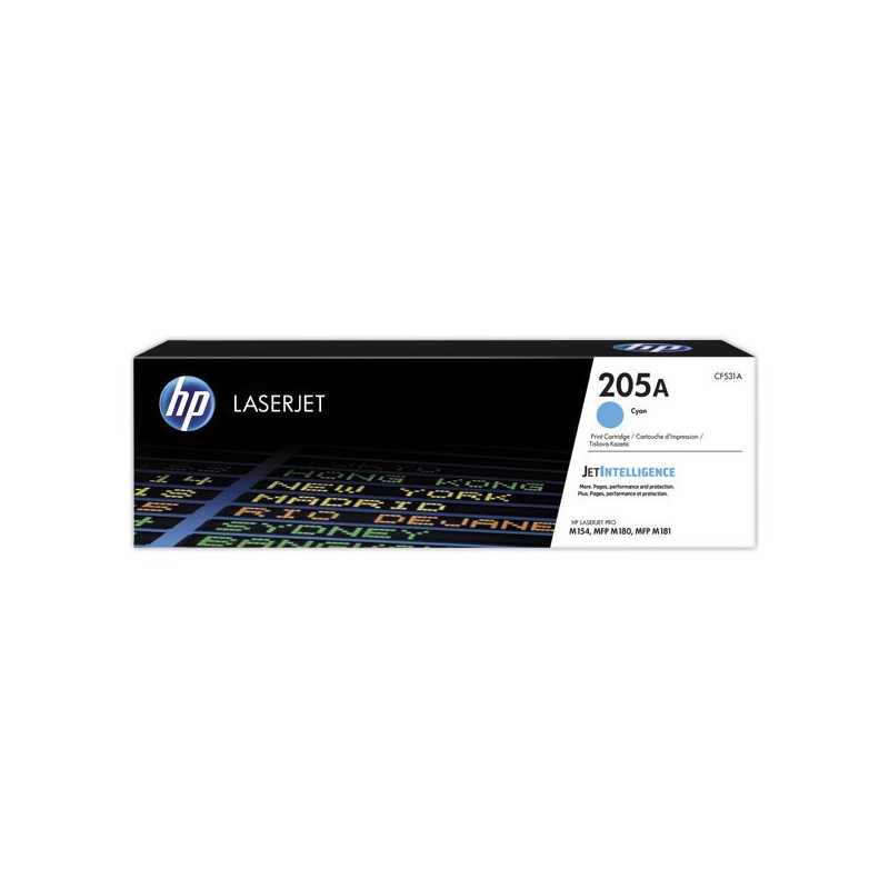 HP 205A CF531A toner cyan  - Fiducial