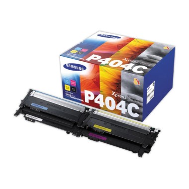 Toners SAMSUNG CLT-P404C 4 couleurs 404 SU365A Multipack  x4 - Fiducial