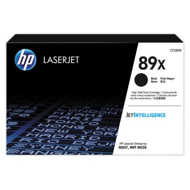 HP 89X CF289X toner noir Grande capacité  - Fiducial