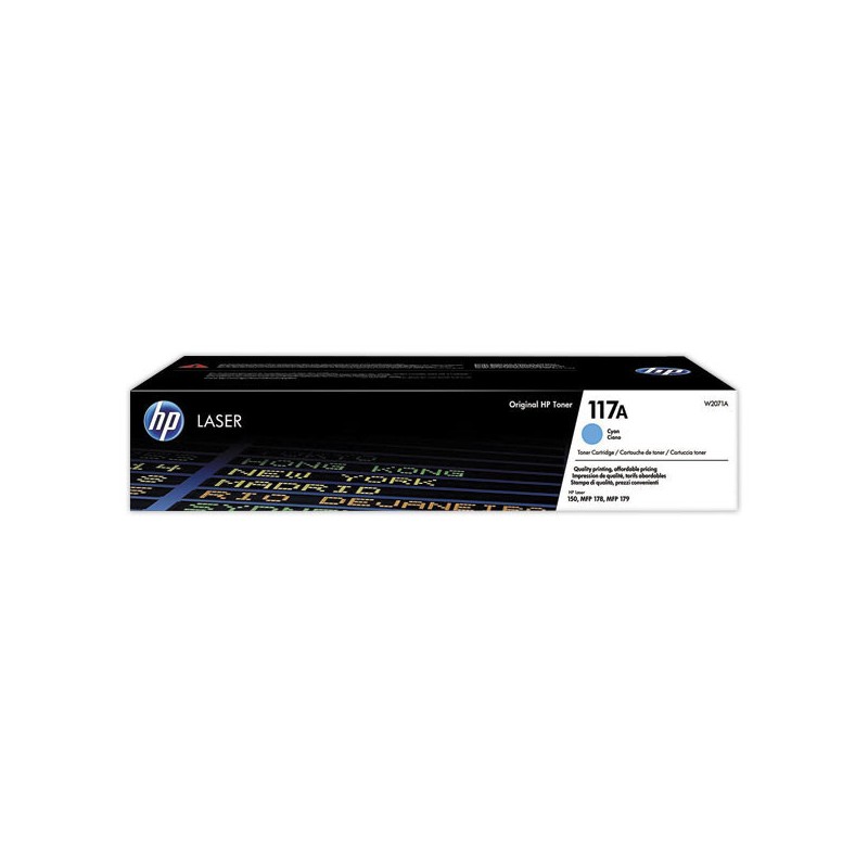 HP 117A W2071A toner Cyan  - Fiducial