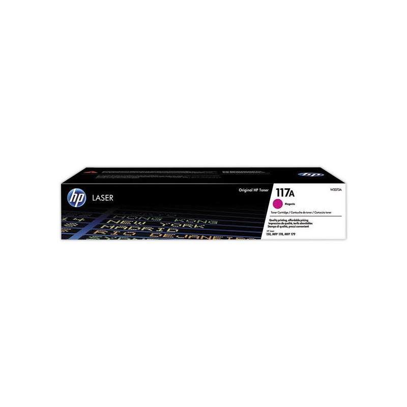 HP 117A W2073A toner magenta  - Fiducial