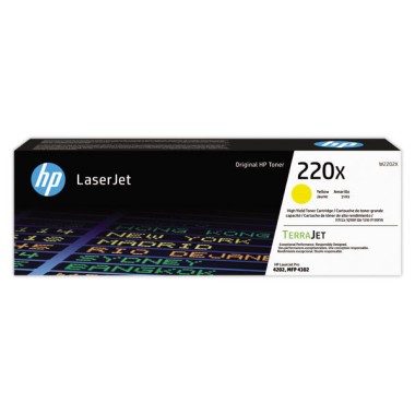 Toner HP 220X TERRAJET - Jaune  - Fiducial