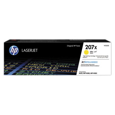 HP 207X W2212X toner jaune Grande capacité  - Fiducial
