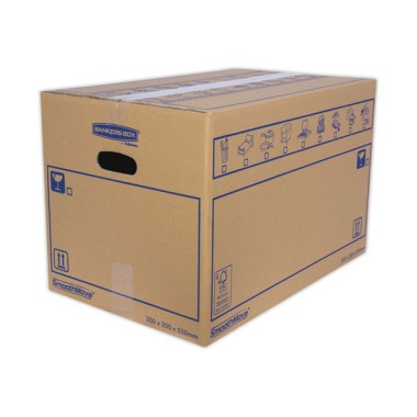 Caisses de déménagement 67L SmoothMove - FELLOWES  x10 - Fiducial