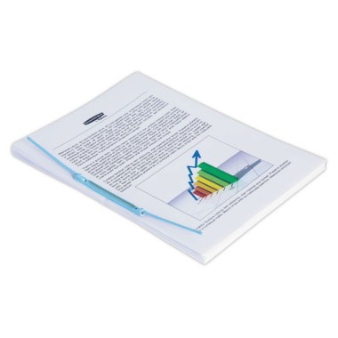 Clips d'archivage universel "PROCLIP" bleu clair Fellowes  x20 - Fiducial