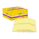 notes repositonnables Super Sticky 76x127 mm jaune - 2 offerts  x16 - Fiducial