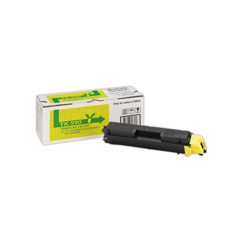 Toner Kyocera TK590Y jaune  - Fiducial