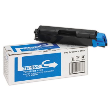 Toner Kyocera TK590C cyan  - Fiducial