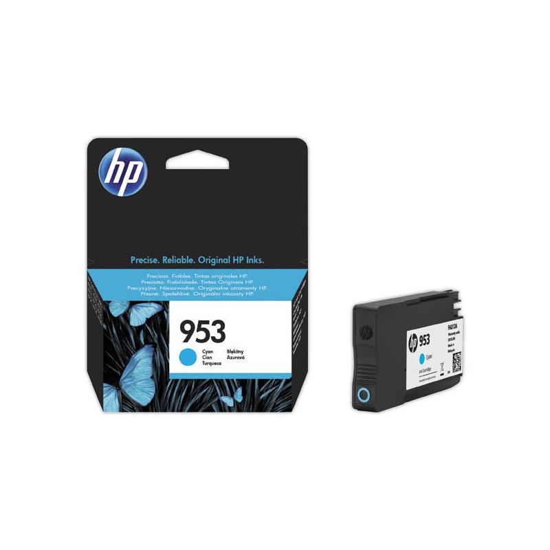 HP 953 cartouche d'encre cyan F6U12AE  - Fiducial
